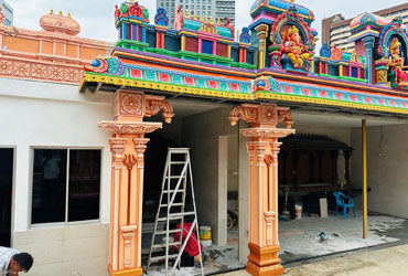 Temple Construction Process